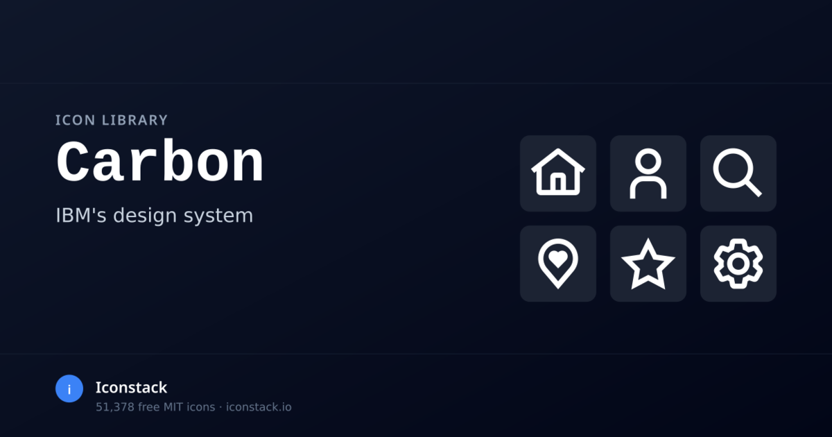 Carbon Icons - 2510 mixed icons | Iconstack